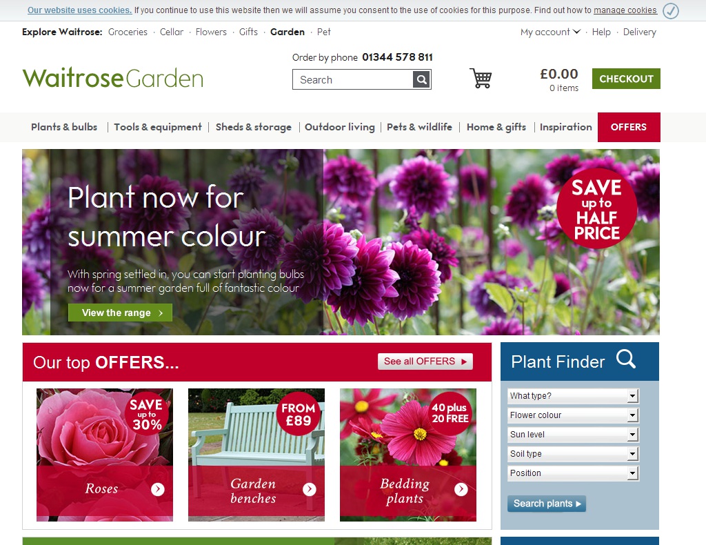🏆60% Off Waitrose Garden coupon codes, promo codes in 2023